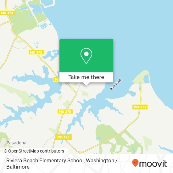 Mapa de Riviera Beach Elementary School