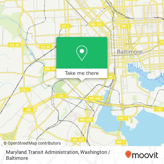 Maryland Transit Administration map