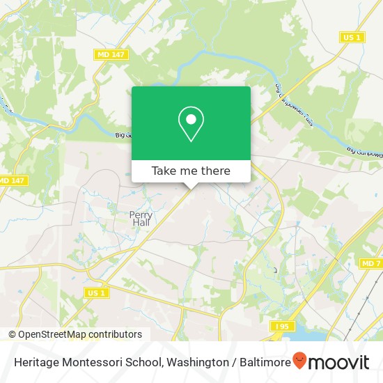 Heritage Montessori School map