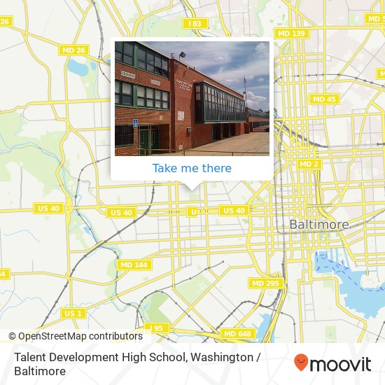 Mapa de Talent Development High School