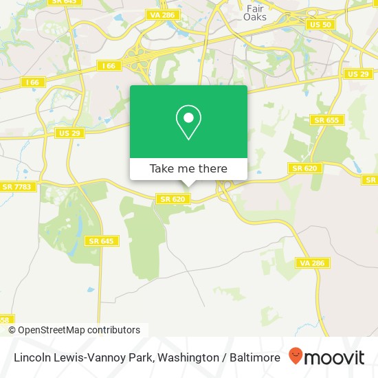 Lincoln Lewis-Vannoy Park map