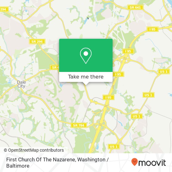 Mapa de First Church Of The Nazarene