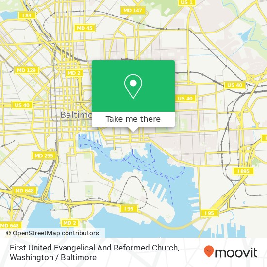 First United Evangelical And Reformed Church map