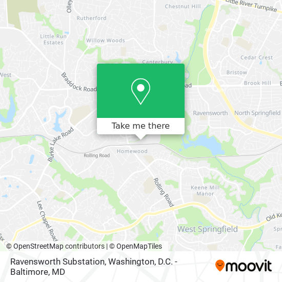 Mapa de Ravensworth Substation