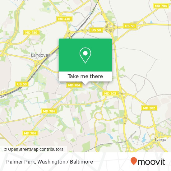 Mapa de Palmer Park