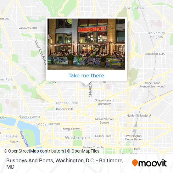 Busboys And Poets map