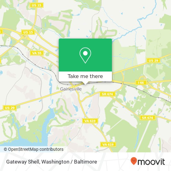 Gateway Shell map