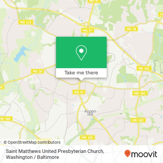 Saint Matthews United Presbyterian Church map