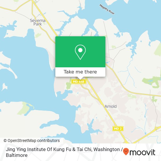 Mapa de Jing Ying Institute Of Kung Fu & Tai Chi