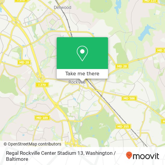 Mapa de Regal Rockville Center Stadium 13