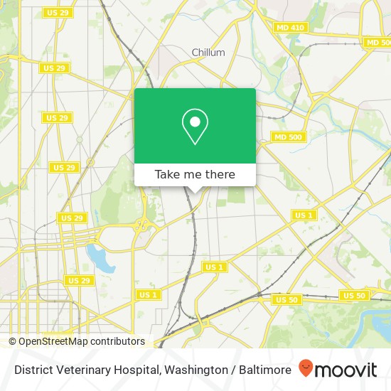 District Veterinary Hospital map