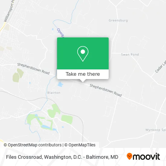 Files Crossroad map