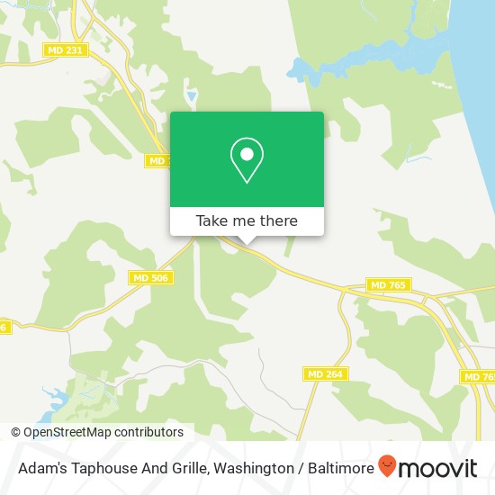Mapa de Adam's Taphouse And Grille