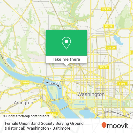 Female Union Band Society Burying Ground (Historical) map