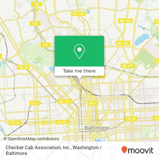 Mapa de Checker Cab Association, Inc.