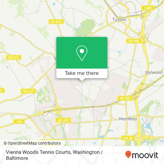 Mapa de Vienna Woods Tennis Courts