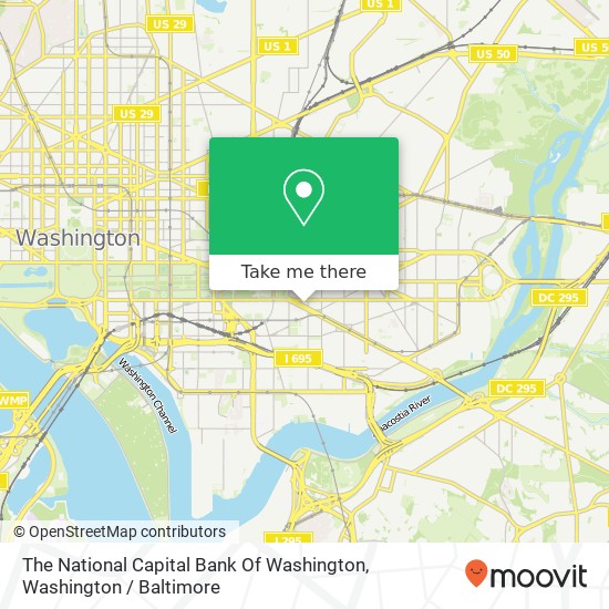 Mapa de The National Capital Bank Of Washington