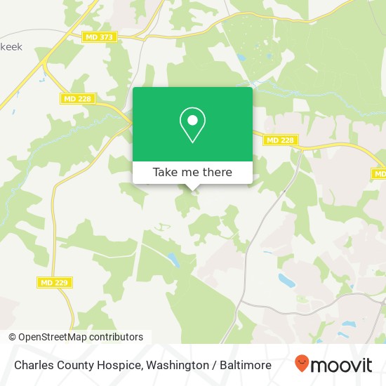 Mapa de Charles County Hospice