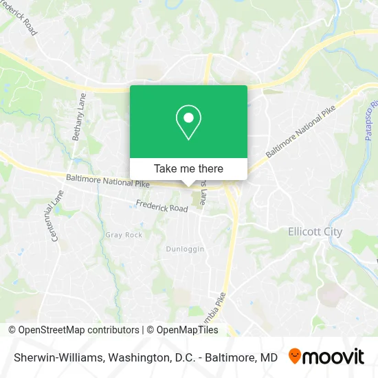 Sherwin-Williams map