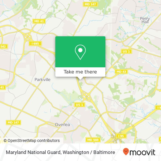 Mapa de Maryland National Guard