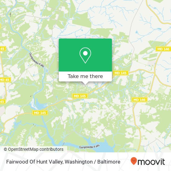 Mapa de Fairwood Of Hunt Valley