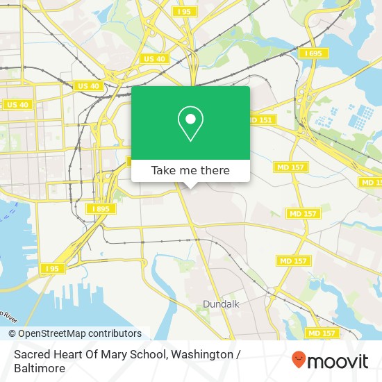 Sacred Heart Of Mary School map