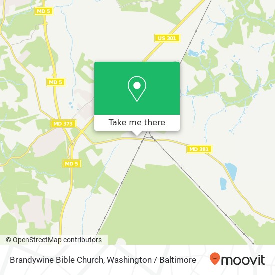 Mapa de Brandywine Bible Church