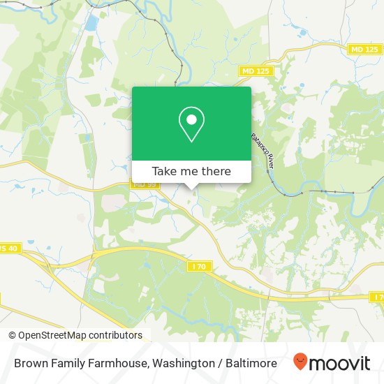 Mapa de Brown Family Farmhouse