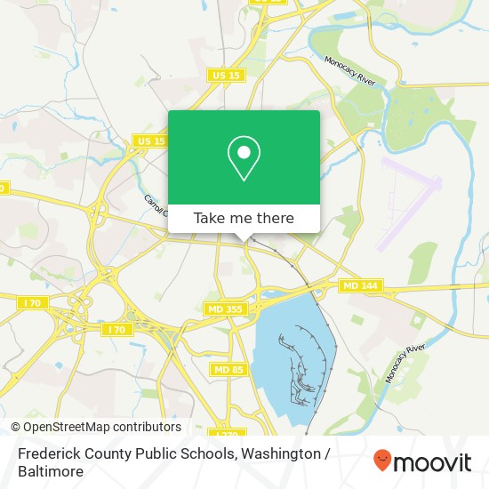 Mapa de Frederick County Public Schools