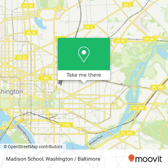 Madison School map