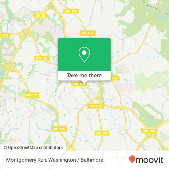 Mapa de Montgomery Run