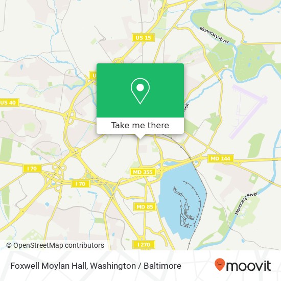 Mapa de Foxwell Moylan Hall