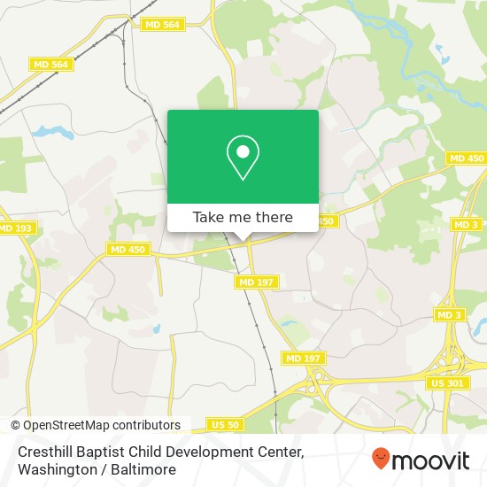 Cresthill Baptist Child Development Center map