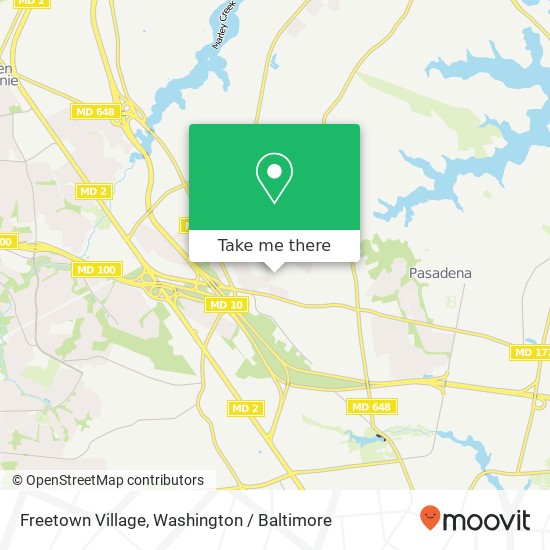 Mapa de Freetown Village