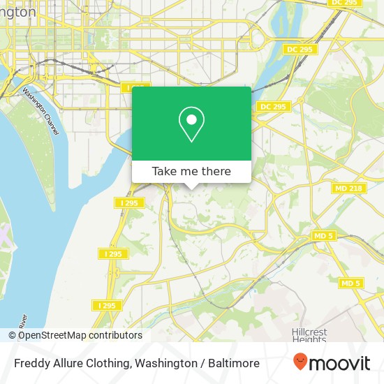 Mapa de Freddy Allure Clothing