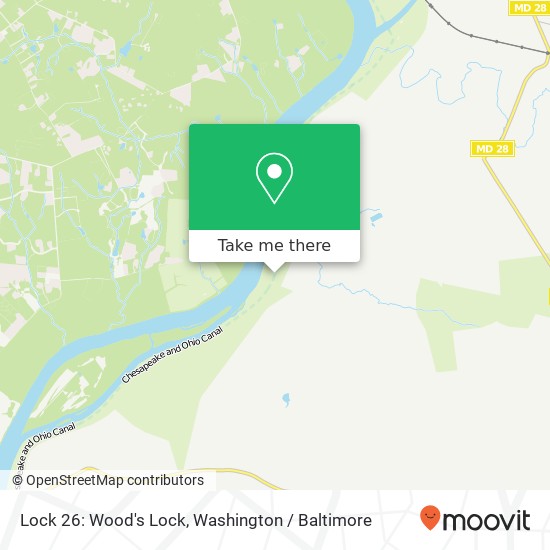 Mapa de Lock 26: Wood's Lock