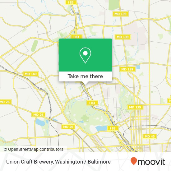 Union Craft Brewery map