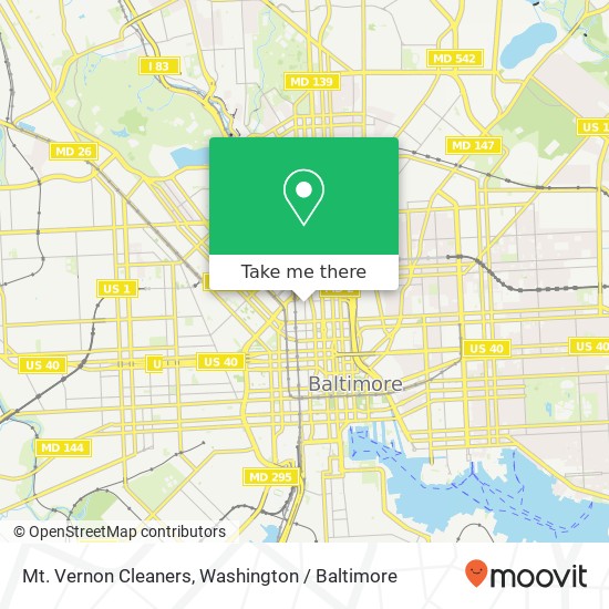 Mt. Vernon Cleaners map