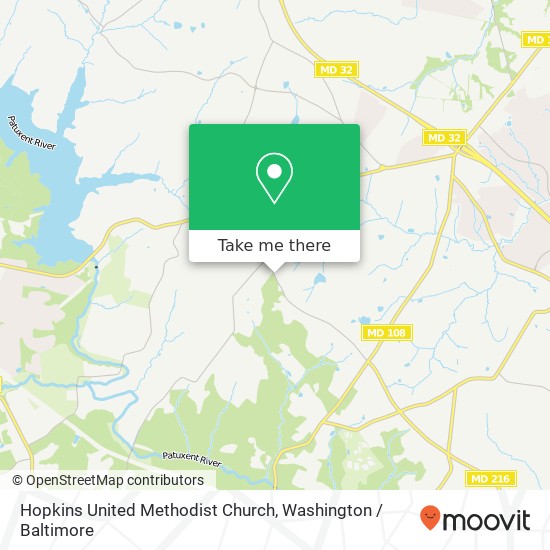 Hopkins United Methodist Church map
