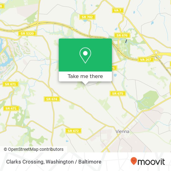 Mapa de Clarks Crossing