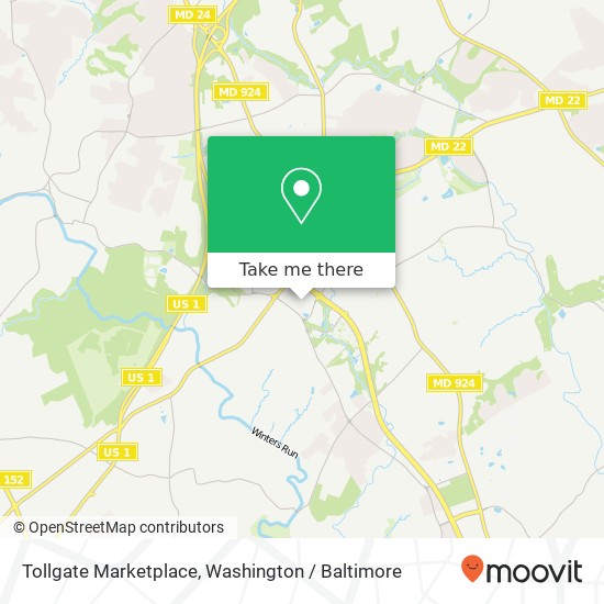Mapa de Tollgate Marketplace