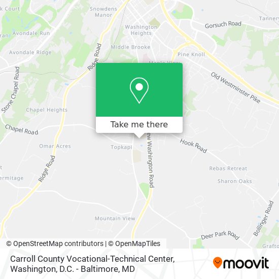 Carroll County Vocational-Technical Center map