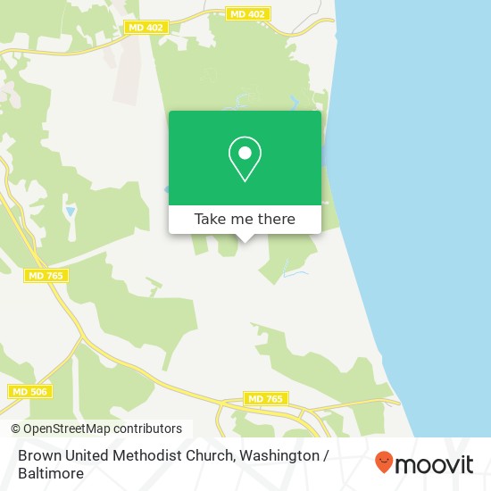 Mapa de Brown United Methodist Church