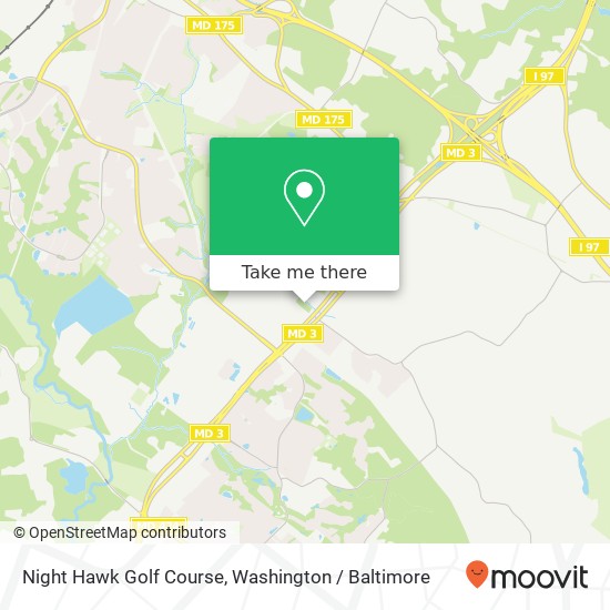 Mapa de Night Hawk Golf Course