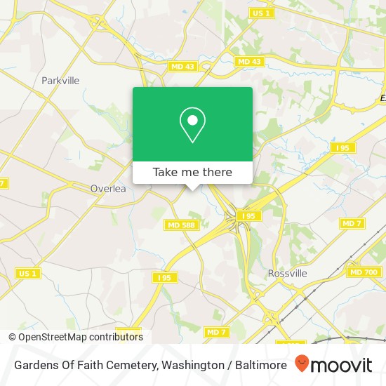 Mapa de Gardens Of Faith Cemetery