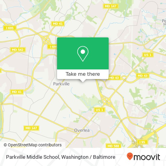 Mapa de Parkville Middle School
