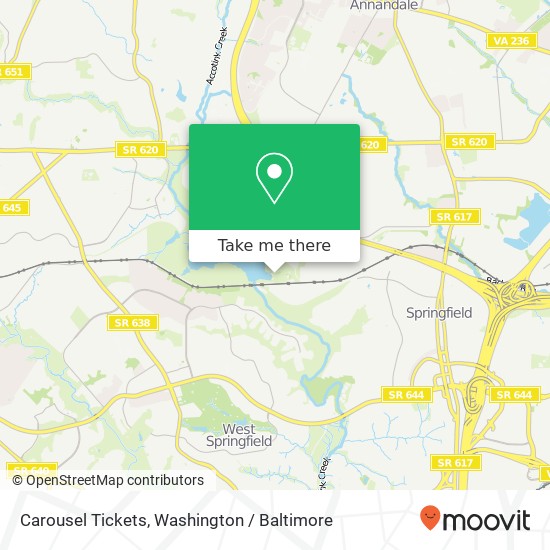 Carousel Tickets map