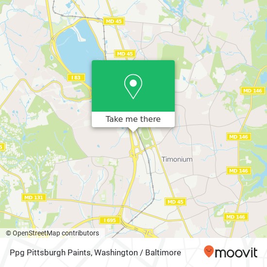 Ppg Pittsburgh Paints map