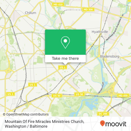 Mapa de Mountain Of Fire Miracles Ministries Church