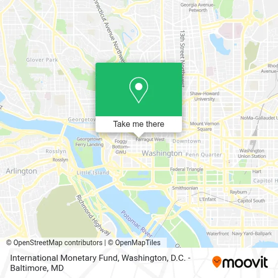 International Monetary Fund map